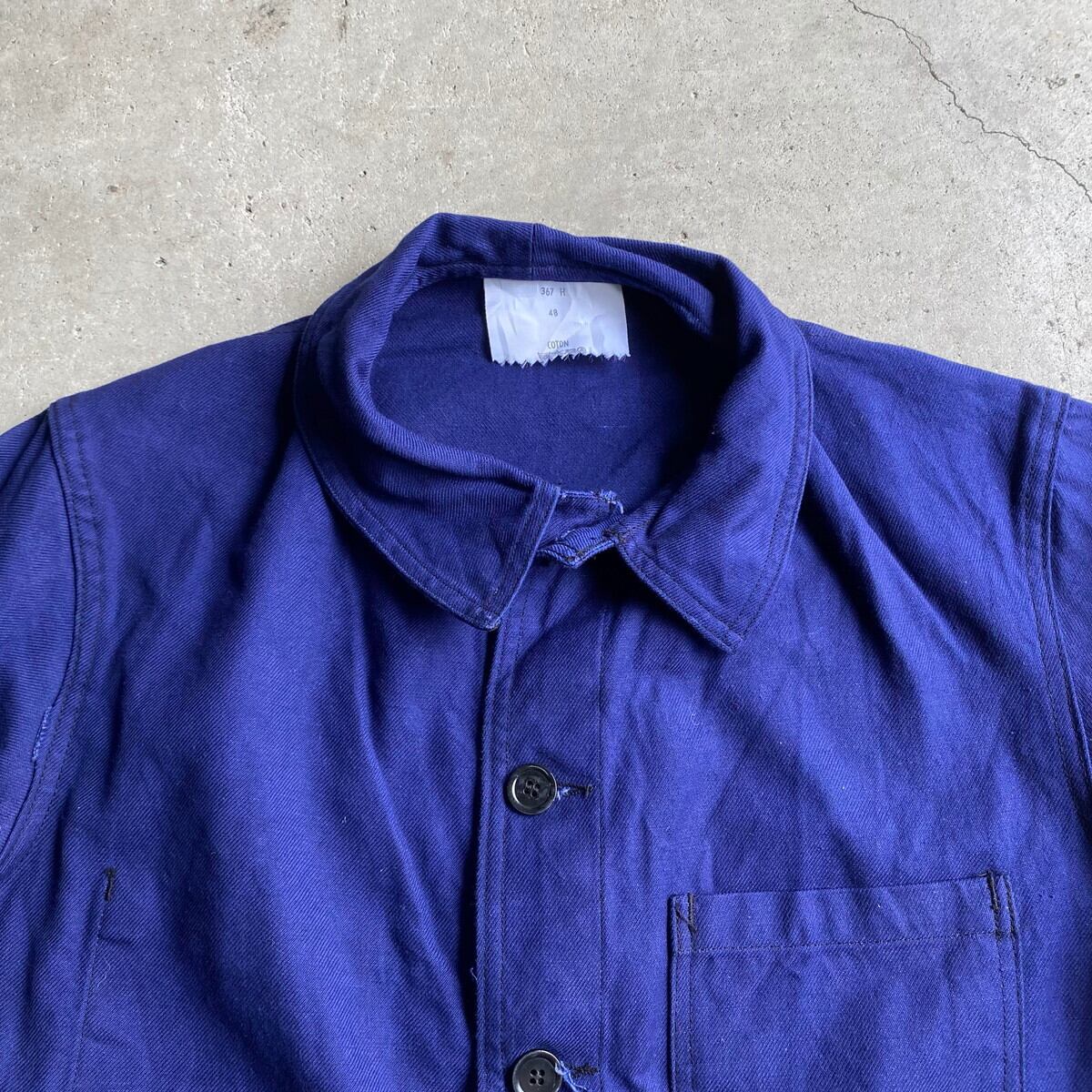 70s ヴィンテージ フレンチワークジャケット 48 L相当 03260e275a1fc38ff3d95cecf71aa4