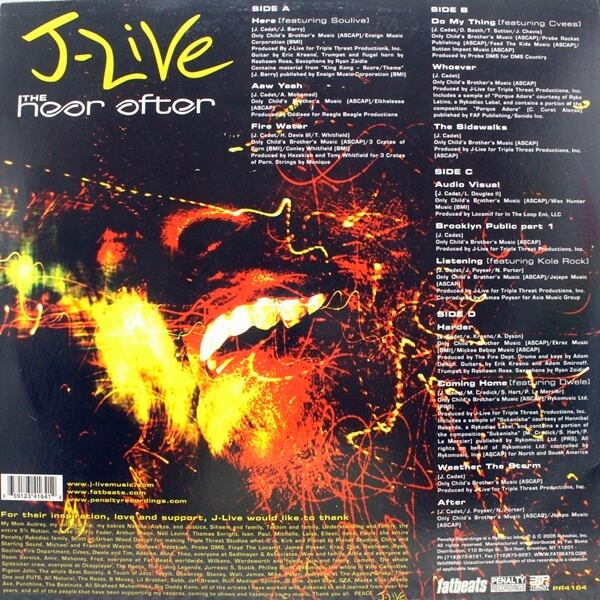 J-Live / The Hear After [PR 4164] - 画像2