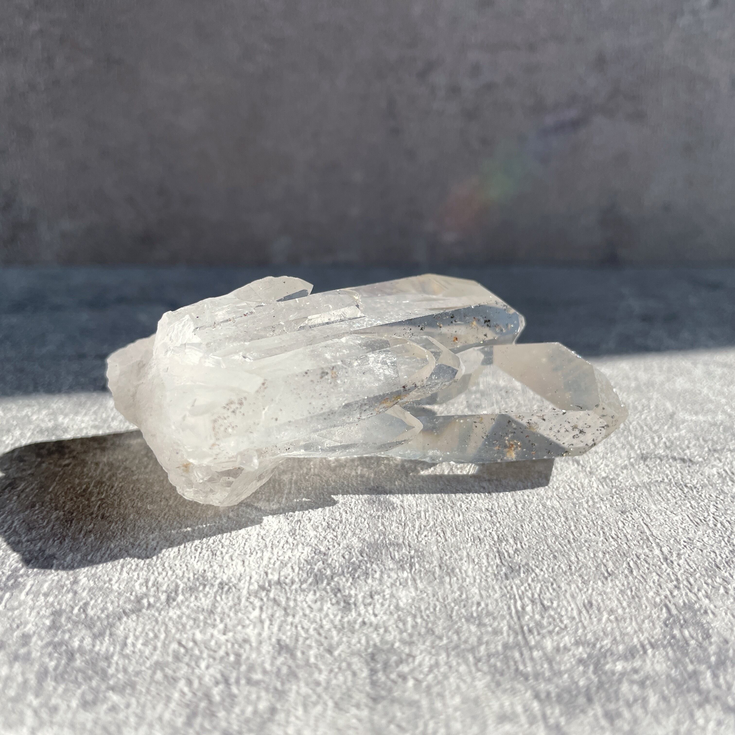 ゼッカ産水晶 クリアクォーツクラスター97◇スターブラリークォーツ