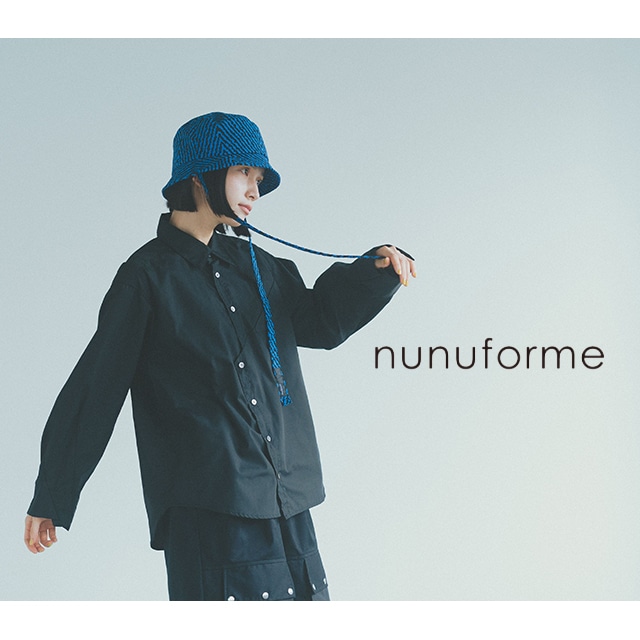 【nunuforme】05-nf21-518-031A ランダムダーツシャツ 1（155）/2（163）