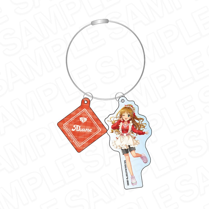 アイドルマスター シンデレラガールズ ワイヤーキーホルダー 日野茜 ジャージメイド ver.