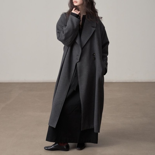 Flow drape long cardigan【2color】 C1347