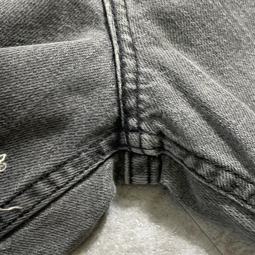 【W34 L32】 メキシコ製 usa levi's 先染ブラック 529 詳細写真11