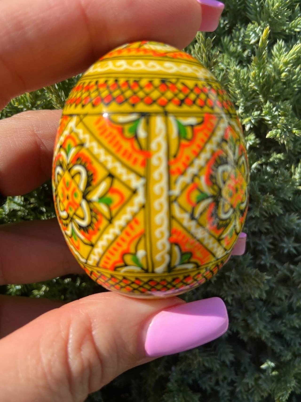 装飾用プィサンカ（イースターエッグ）with stand　コロミヤ博物館モデル - 6