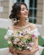 ボヌールパールフラワーピアス（ ゴールド / シルバー ）