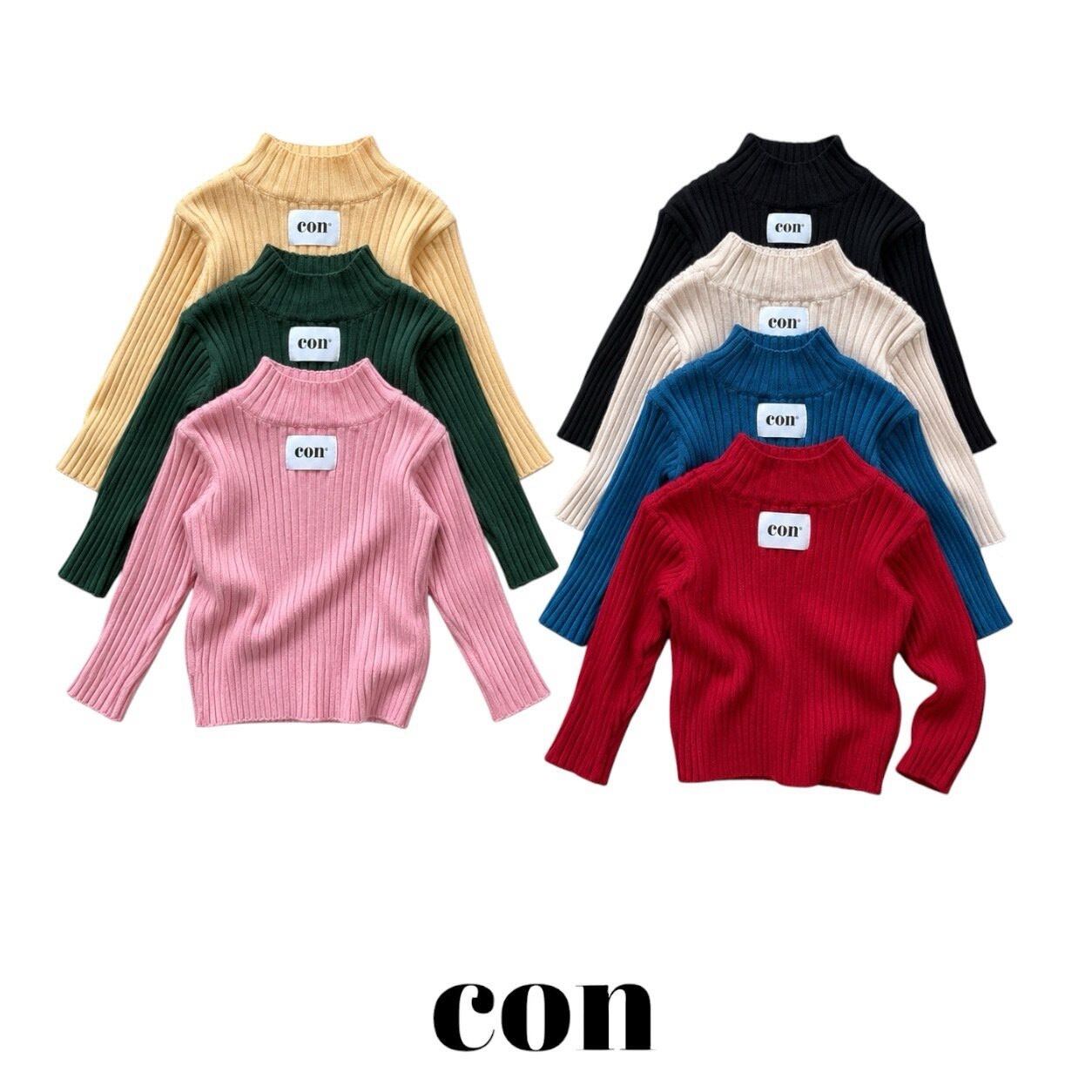 【予約/送料無料】CON / リブニットT