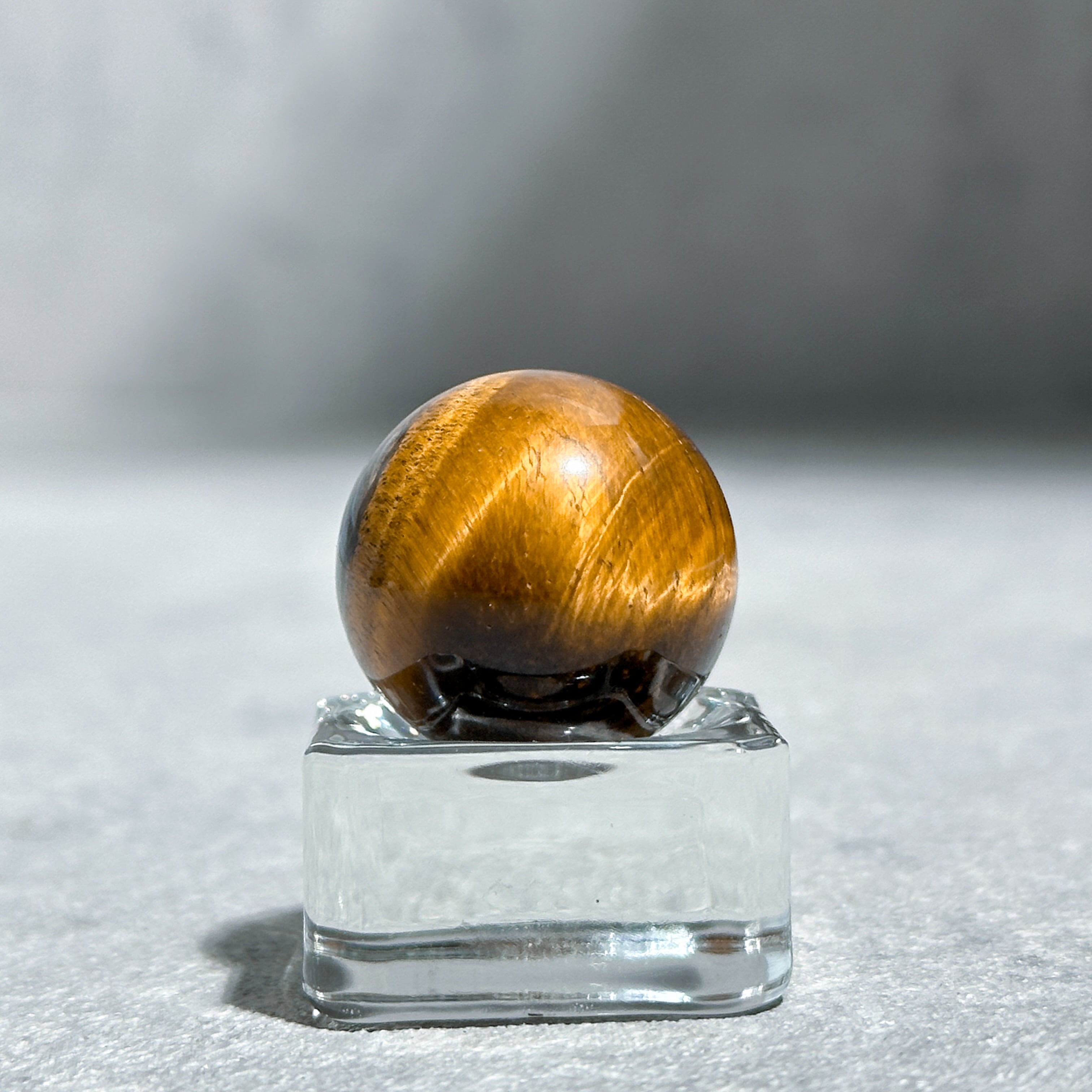 タイガーアイ スフィア（丸玉）33◇ Tiger's eye ◇天然石・鉱物