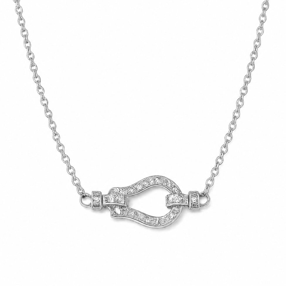 Heritage Horseshoe Link Necklace(シルバー)