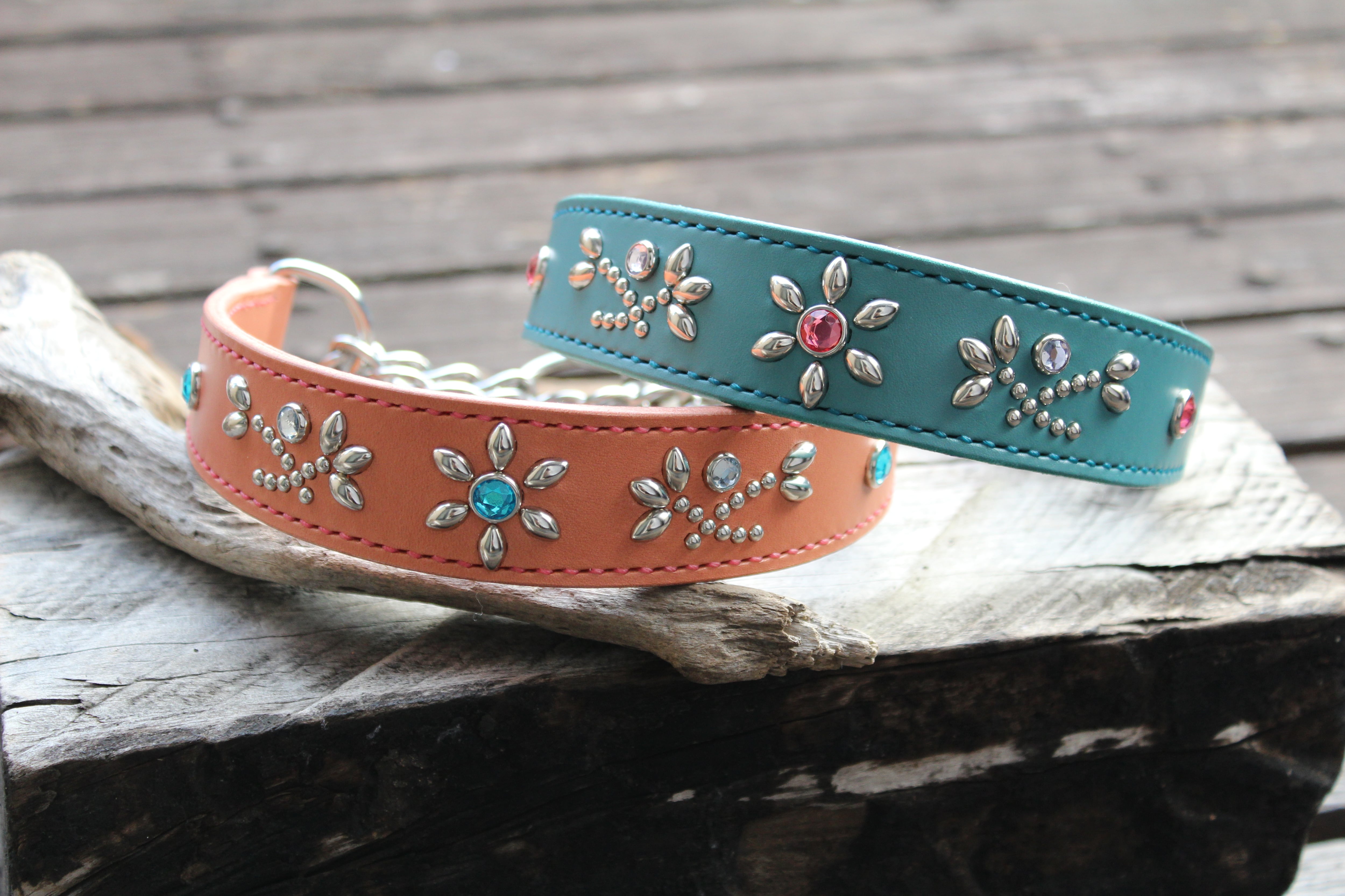 大型犬用ハーフチョーク 革色は13色 36㎝～67㎝ | Five Drops BASE店