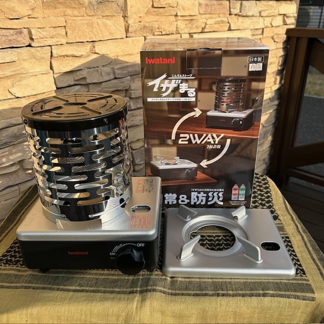 【IWATANI〈イワタニ〉】カセットフー こんろ&ストーブ “イザまる” CB-IZ-1