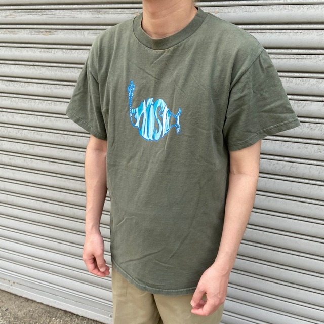 90s PHISH フィッシュ　バンドTシャツ　両面プリント　カーキ　L
