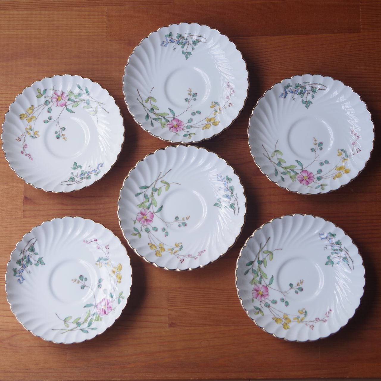 ミントン ディンティースプレー 花柄 ティーカップ＆ソーサー Minton