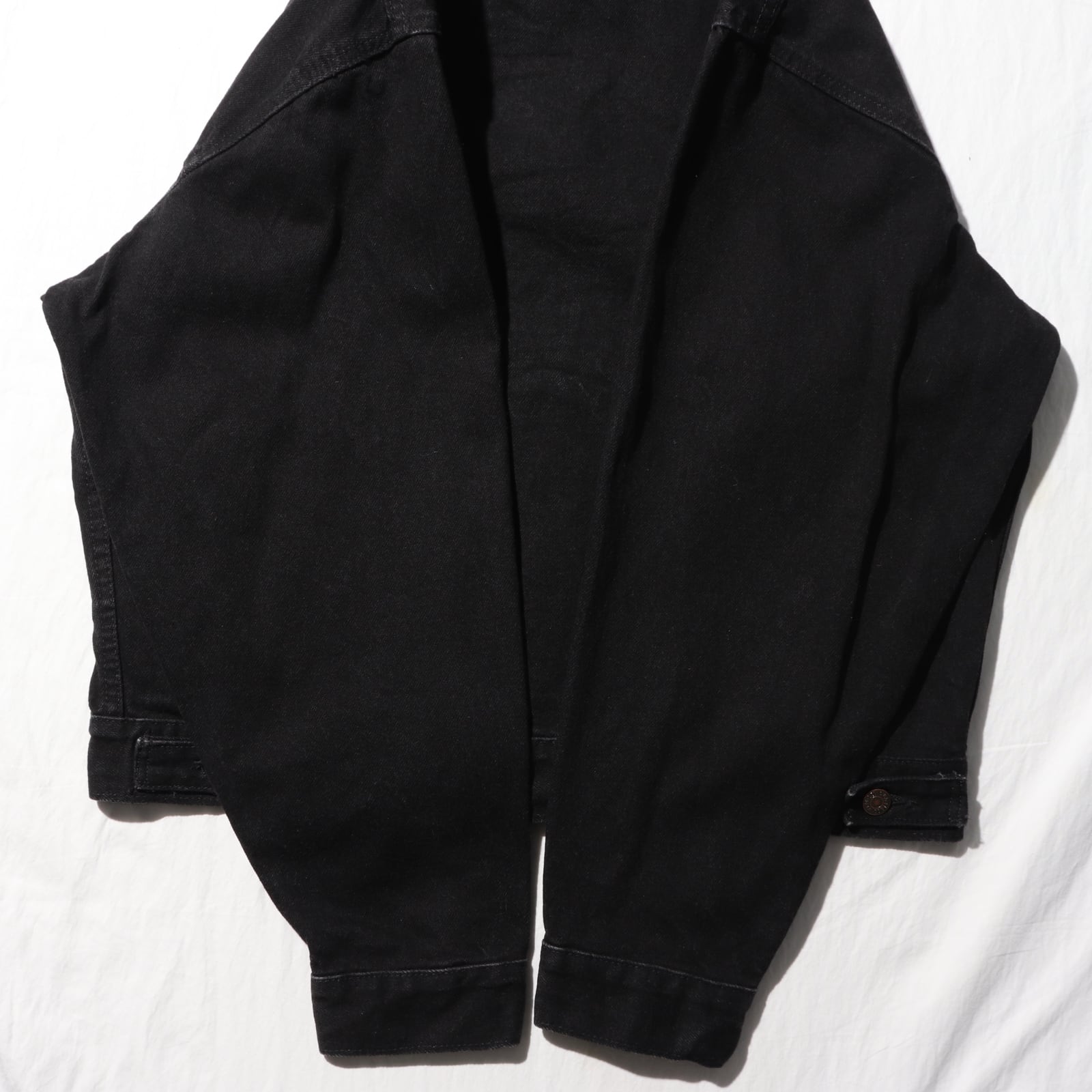 90s 極美品USA製リーバイス70507 サルファブラック デニムジャケットM 極美品 M USA Levi's 70507 92年 サルファーブラック デニムジャケット