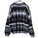[GRAPHIX] Vintage Nordic Pattern Crew Neck Cardigan [1990s-]