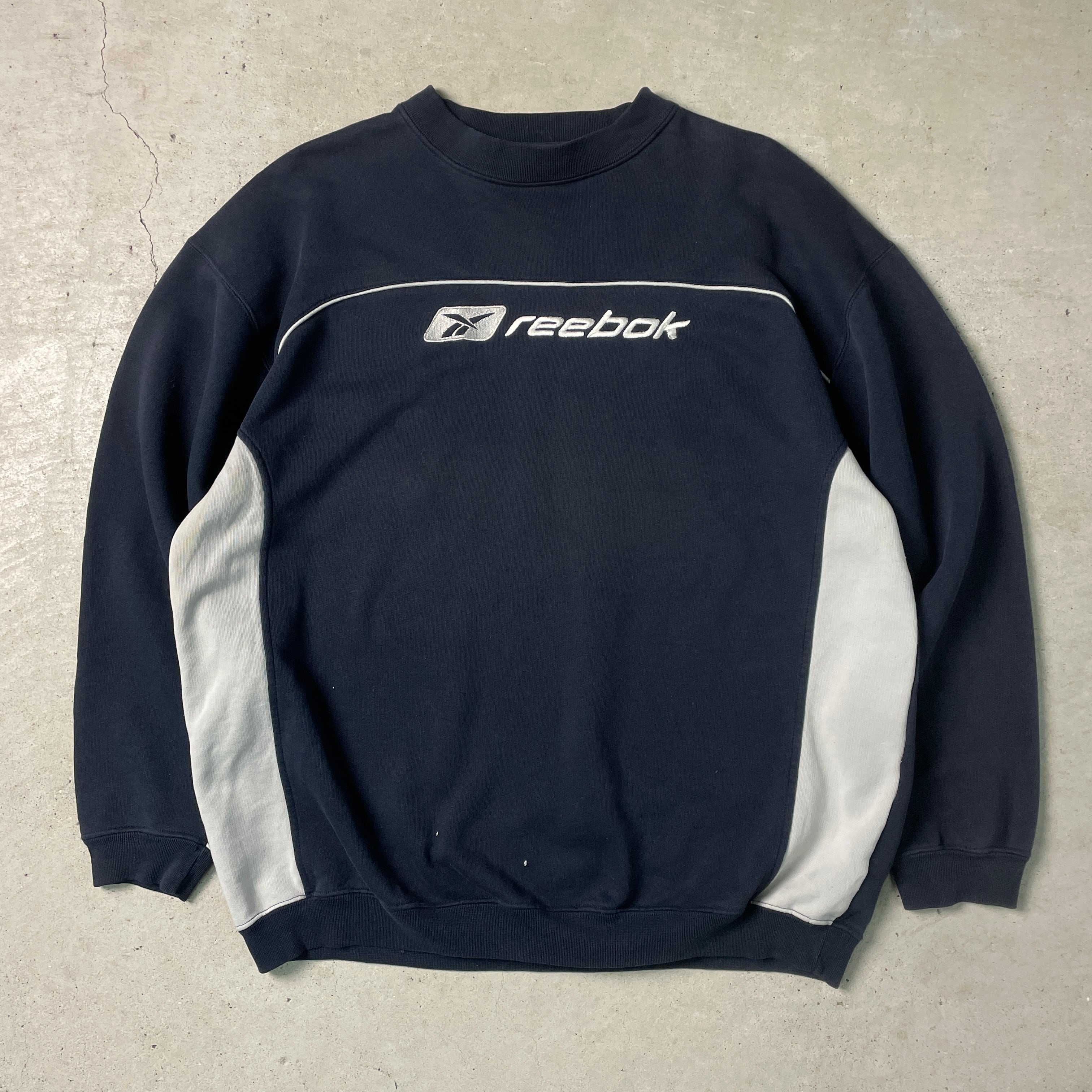 00年代 Reebok リーボック スウェットシャツ メンズL相当 古着 00s