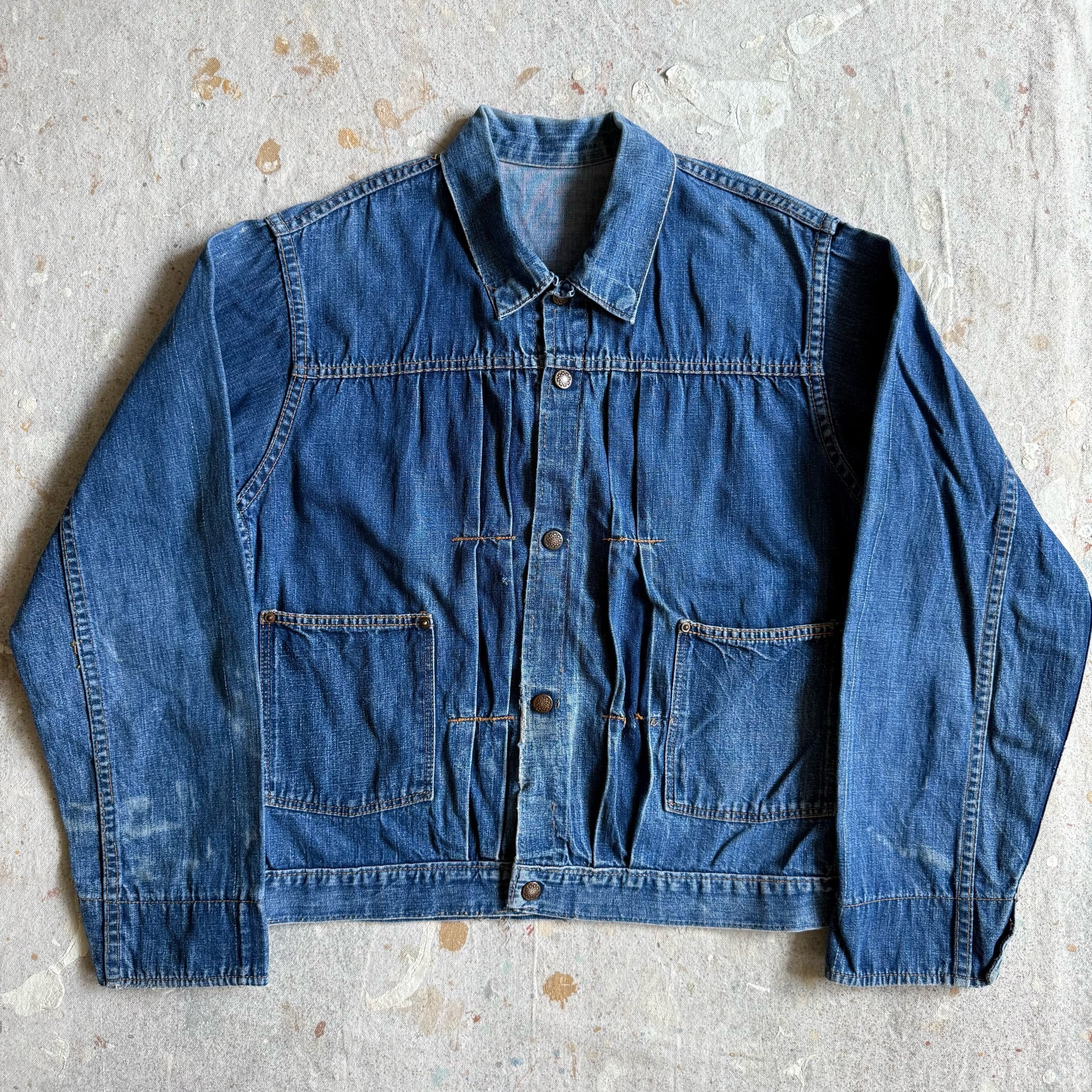 1950s Unknown Type-2 Denim Jacket 40位 Z196