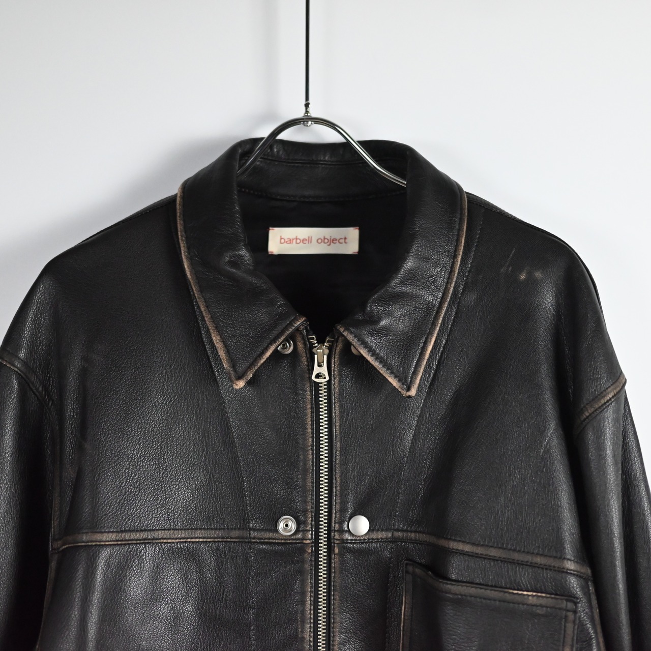【店頭販売限定】barbell object / leather coverall size1 ,2完売