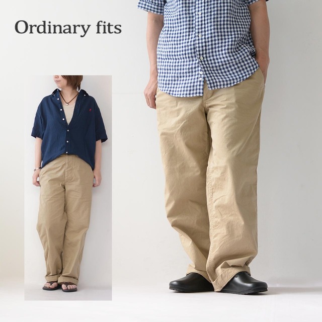 ordinary fits [オーディナリーフィッツ] MILITARY CHINO [OF-P137] ミリタリーチノ・ミリタリーパンツ・チノパンツ・ストレートシルエット・MEN'S / LADY'S [2023SS]