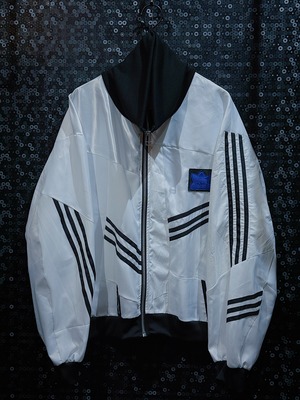 【ÆIEM】special "original re:make" vintage patch work design Highneck track jacket
