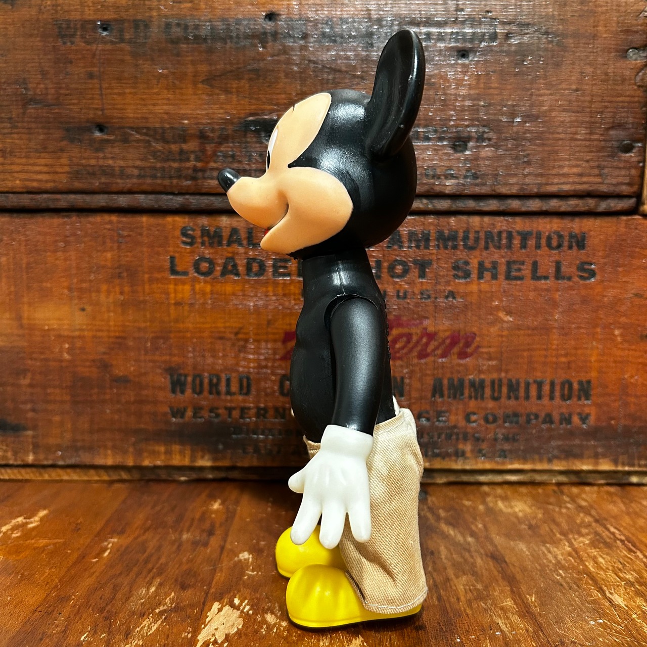 1970s ミッキーマウス ヴィンテージ ソフビ フィギュア Durham MICKEY MOUSE Vintage Figure  D-593