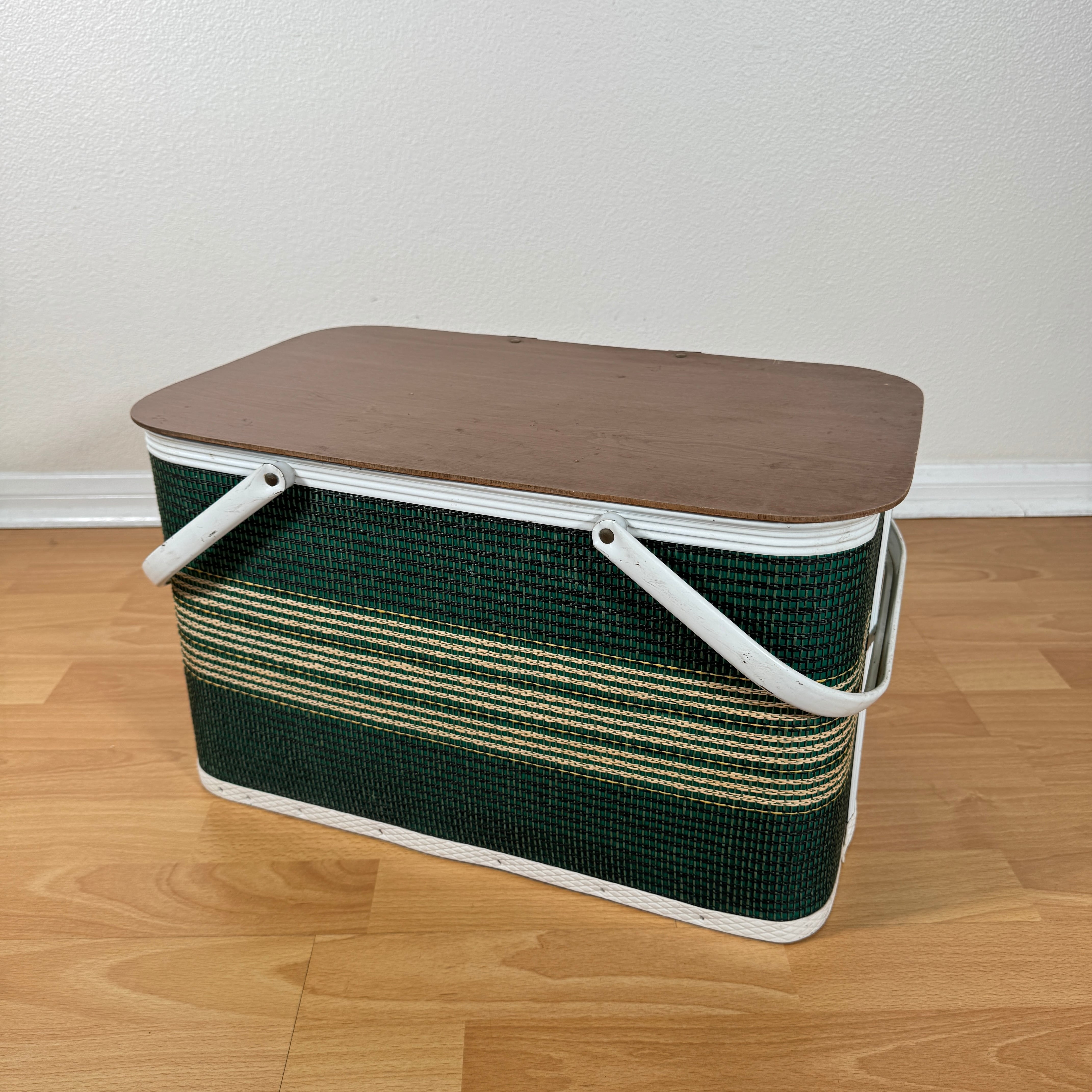 #2123 ビンテージ REDMON レドモン ピクニックバスケット 収納ケース