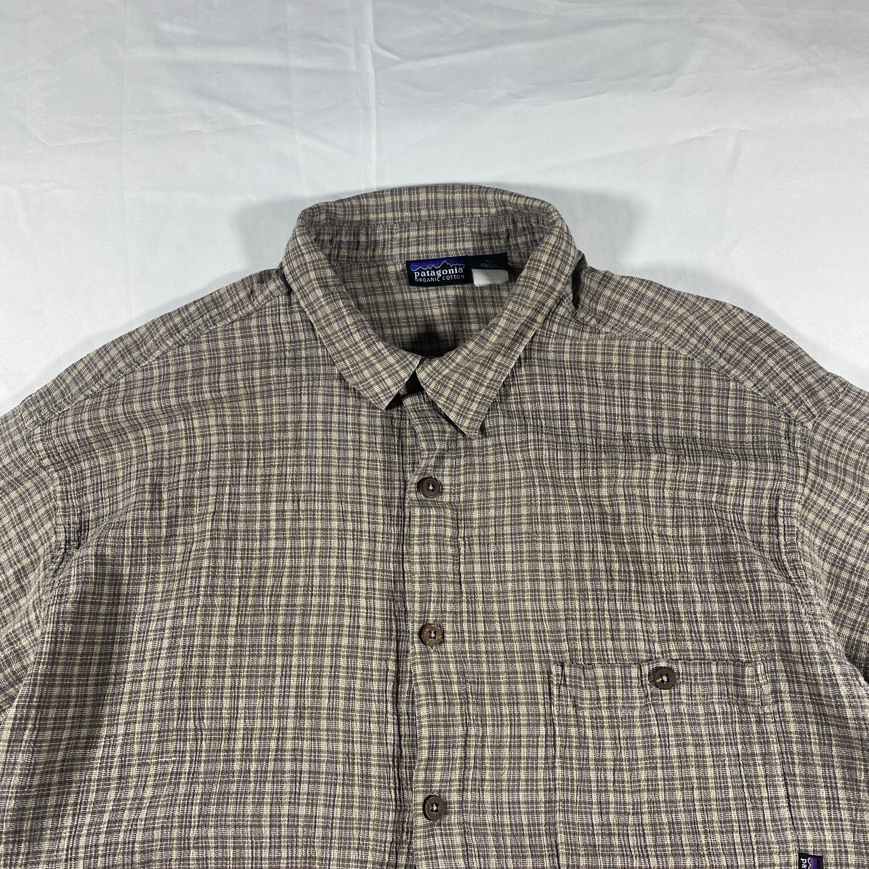 90s Patagonia Organic Cotton Plaid Shirt | WAGENTYPEII