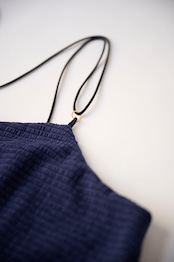 【suie】Gold ring spaghetti strap dress/リングキャミソールマキシドレス