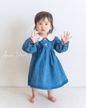 即納 ♡ valubebe : petit denim one-piece