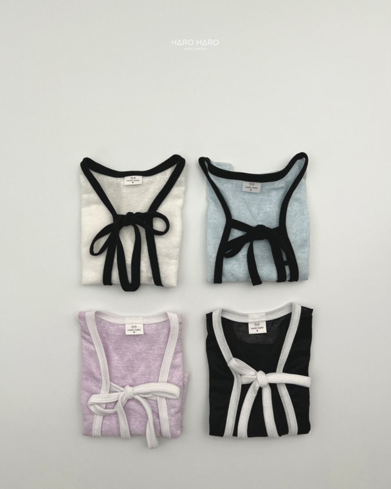 [HARO HARO] Cotton candy ribbon cardigan (2XL/3XL/4XL) / [하로하로] 솜사탕리본가디건 (2XL/3XL/4XL)