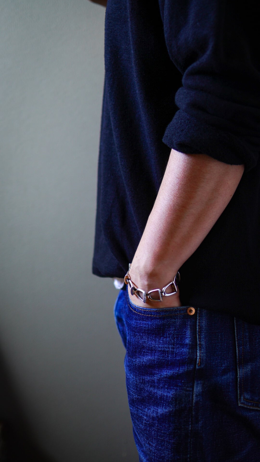 VINTAGE】GUCCI グッチ スティラップ ブレスレット 《シルバー925