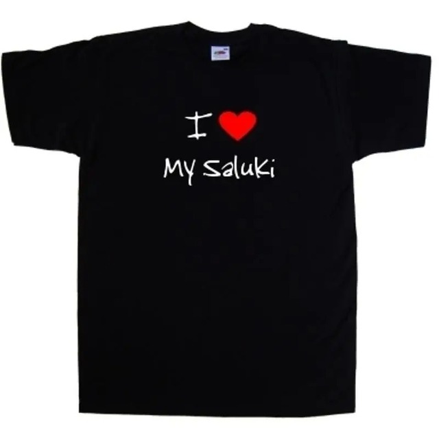 Tシャツ　-　Saluki　　O01-001