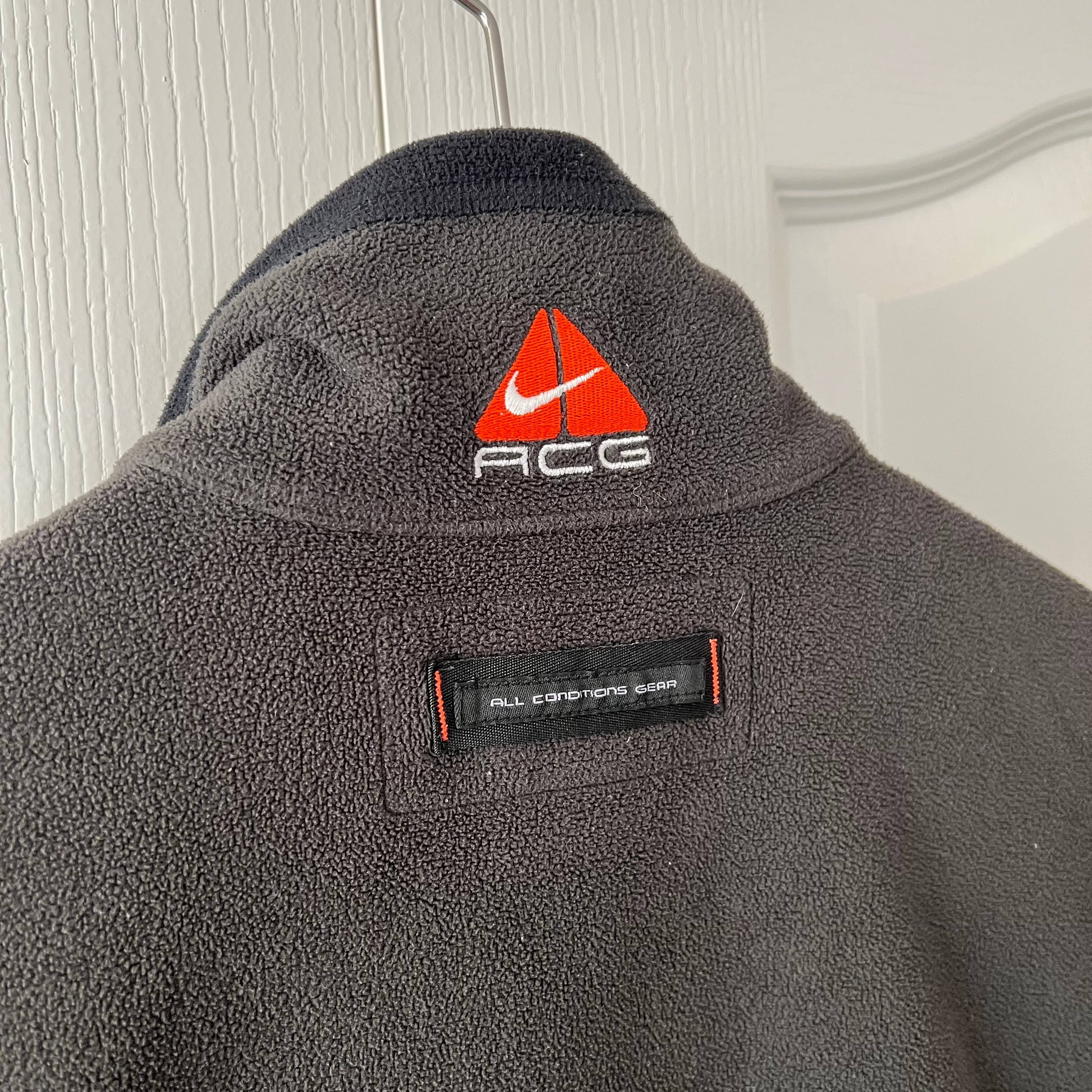 NIKE ACG 90年代 ナイキ フリース ベスト ジャケット M カーキ | 古着