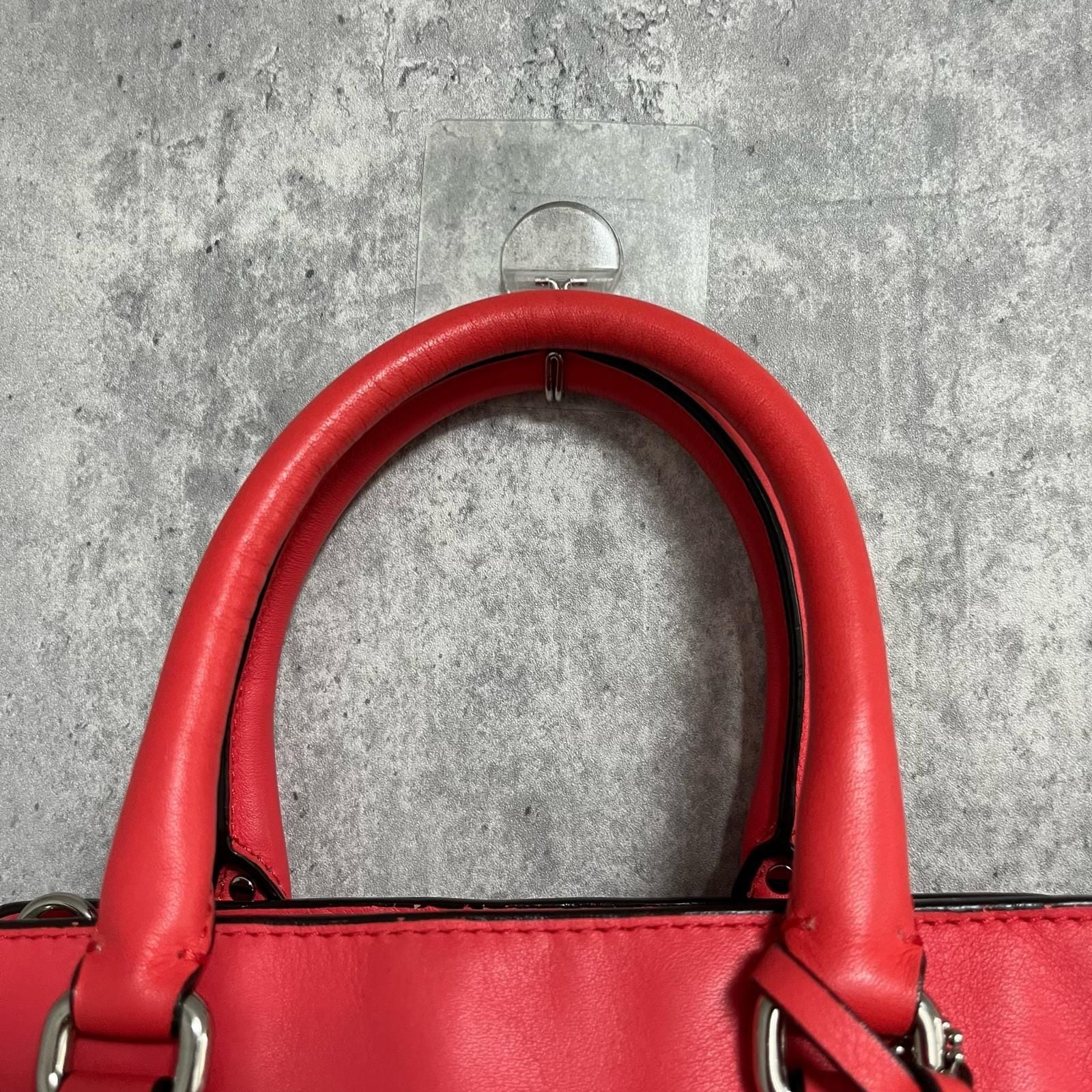 COACH コーチ 2way 巾着 ショルダーバッグ ワンハンドル レザー COACH】コーチ 無地ハンドバッグ レザー 2WAYショルダーバッグ レザー