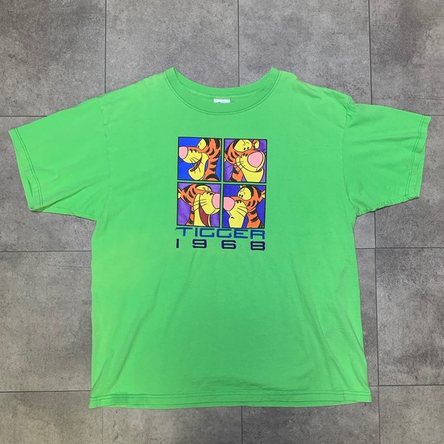 Disney ディズニー ティガー USA製 90s 半袖Tシャツ サイズ XL グリーン