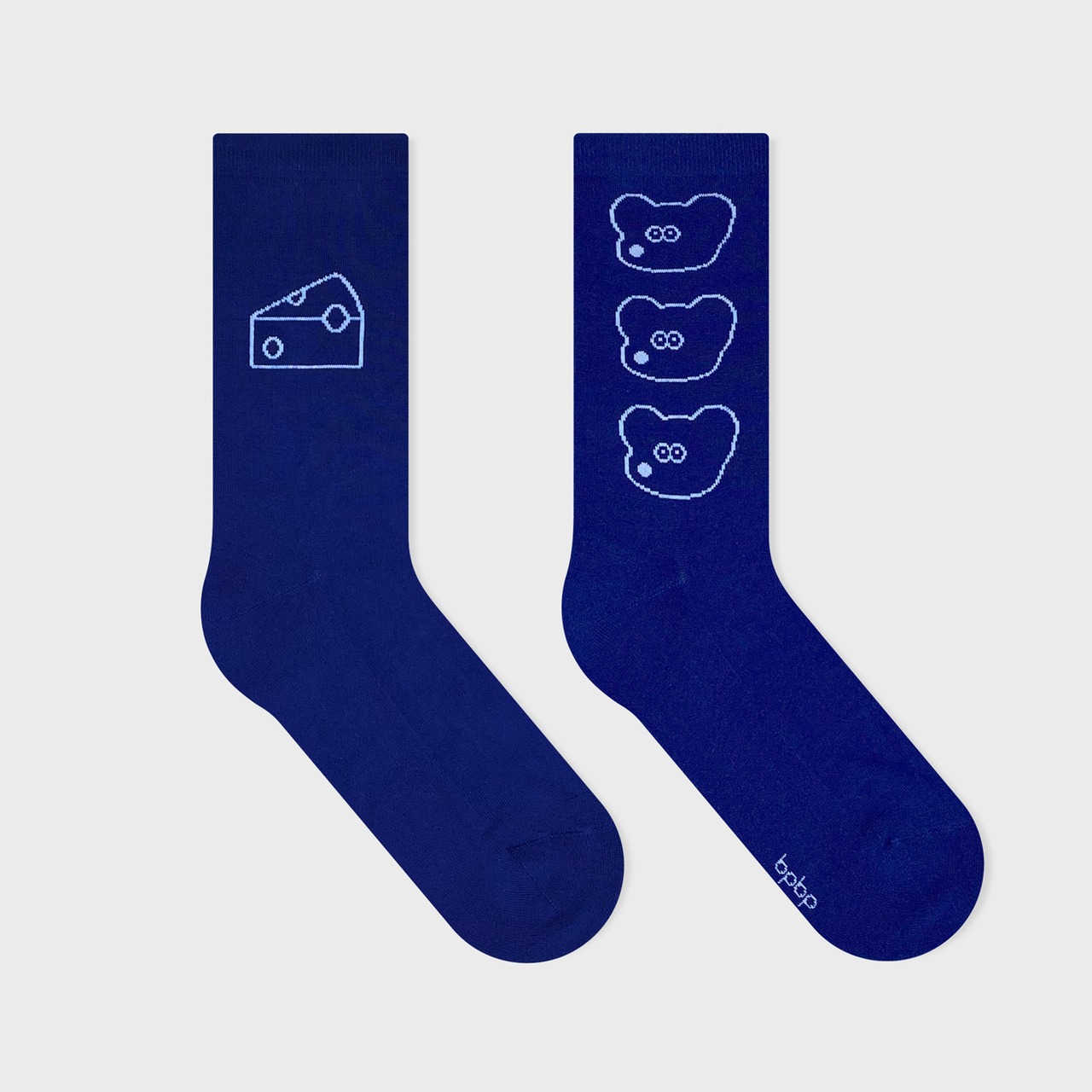 【Seiji Matsumoto】松本セイジ  SOCKS ANDY 3 NAVY ソックス