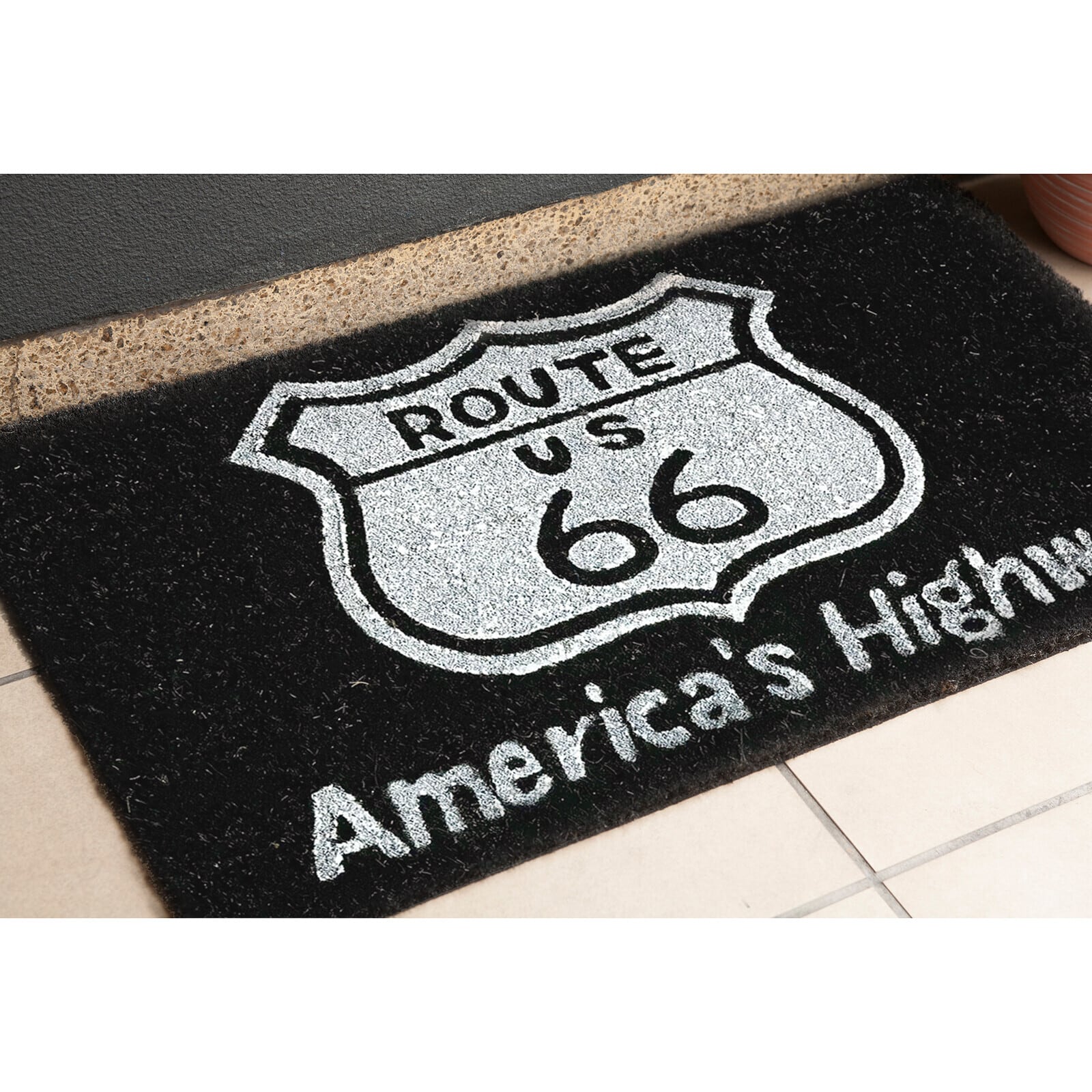 アメリカンテーブル　ルート66ガレージ 楽天市場】ルート66ダイナー ＆ ホットロッドカー エンボス ティン