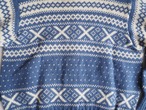 ~1970’s NORWAY NANSEN Nordic Pattern Wool Knit Cardigan／S?