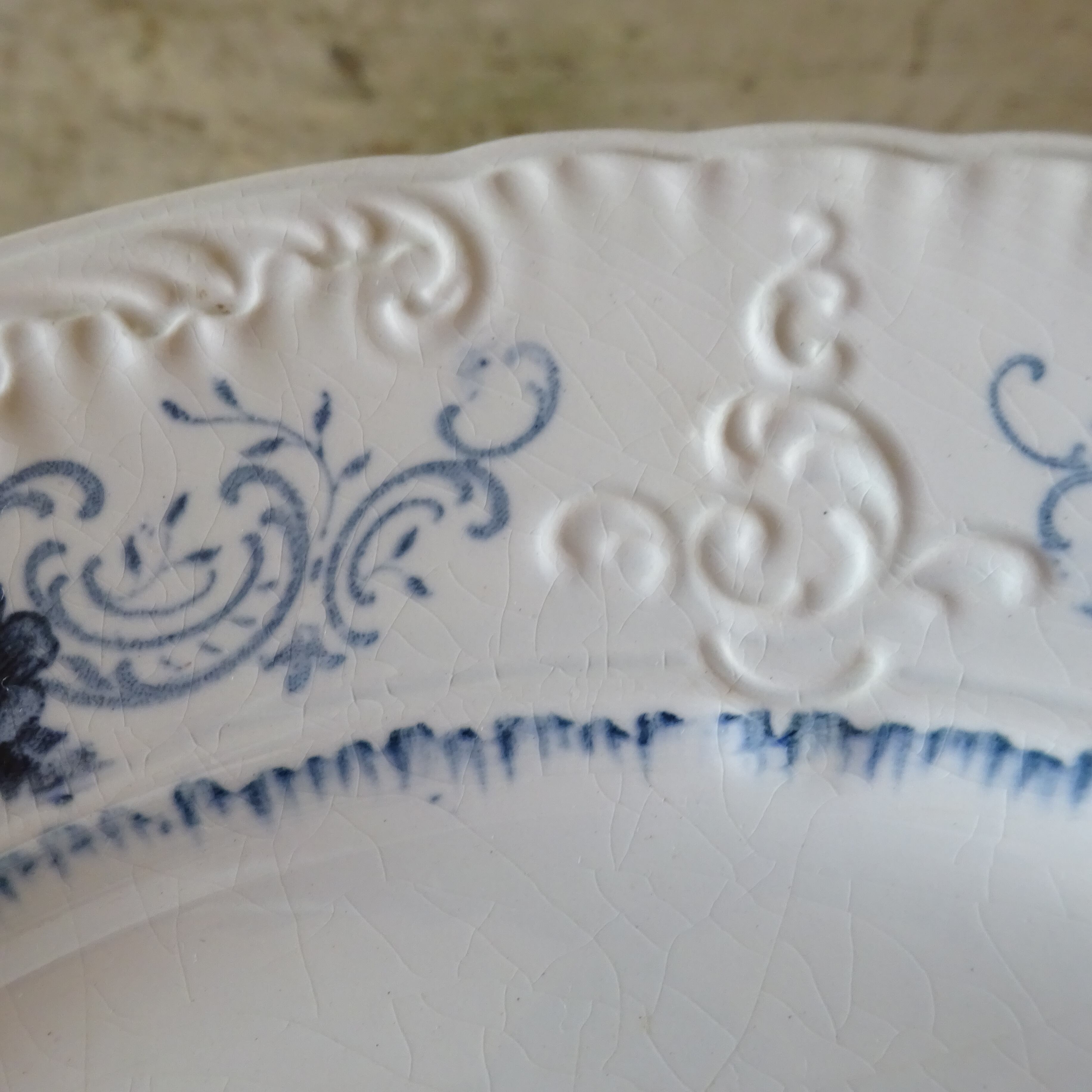 【 Nouveauté 】☆U & C SARREGUEMINES modèle《AÏDA》assiette plate (B)