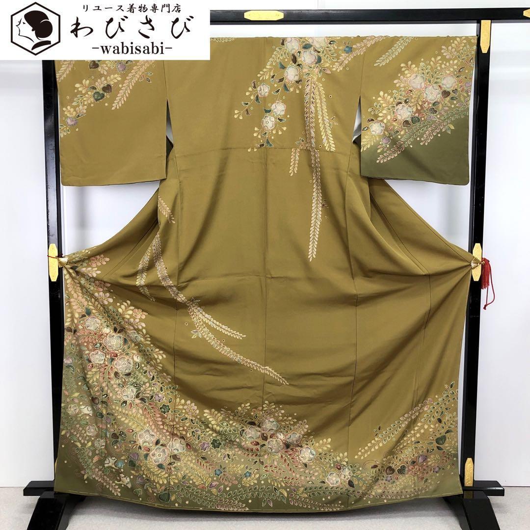 《専用》豪華　総スワトウ刺繍本金刺　辻が花訪問着