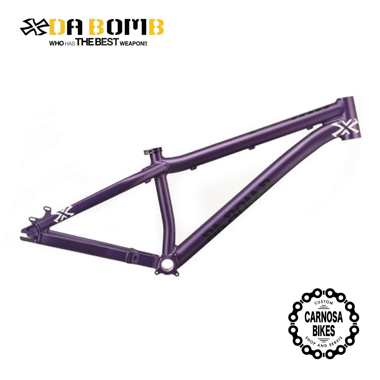 DA BOMB】Sonic Boom [ソニックブーム] MTBフレーム 26インチ Violet