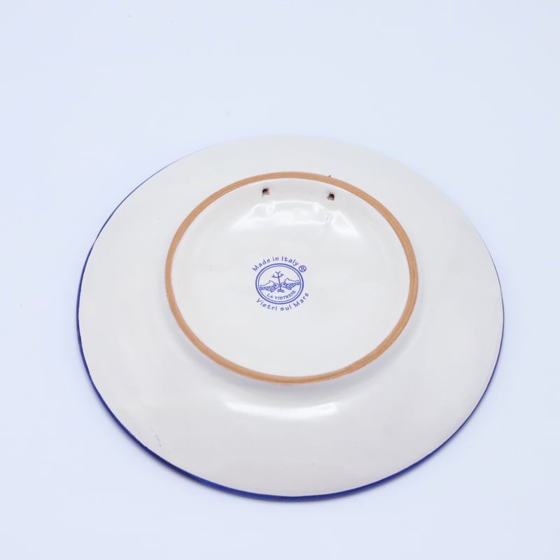 イタリア セラミック 飾り皿 レモン 紺・緑 | イタリアからの贈り物 Food