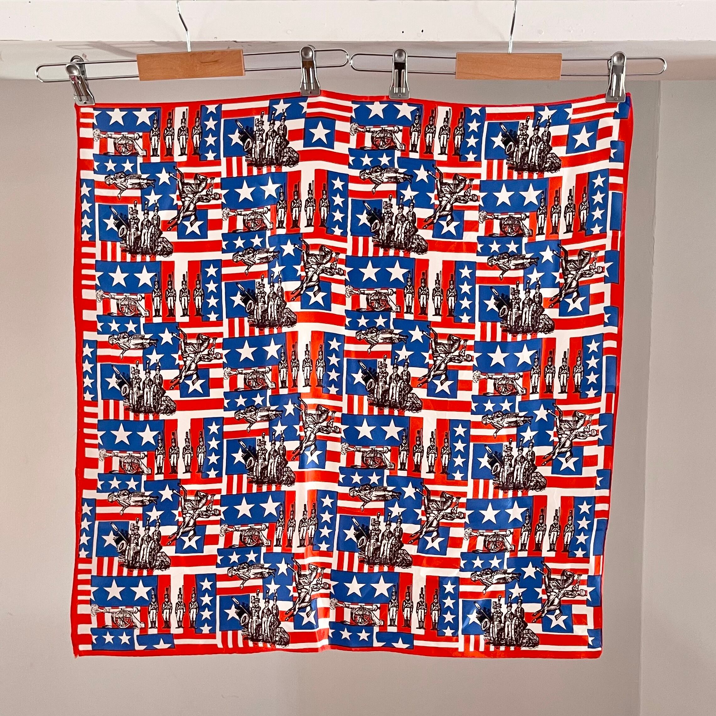 【65×65cm】 星条旗 スカーフ