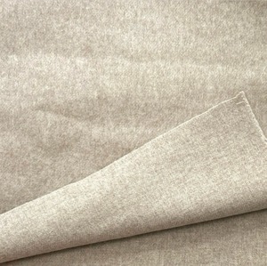 ★AM122◆2.5m◆ラスト1点‼◆ウールアンゴラ混弱毛羽立ち高級アウター生地◆ライトグレージュ系