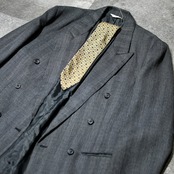 pattern silk tie