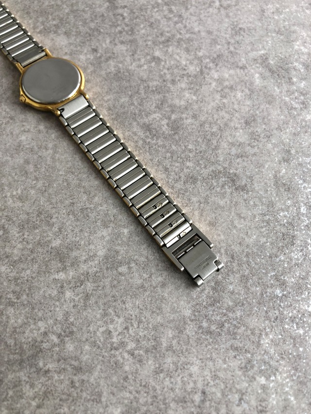 Yves Saint Laurent イヴ・サンローラン 腕時計 シルバー YSL ステンレススチール vintage ヴィンテージ オールド dtsk7b