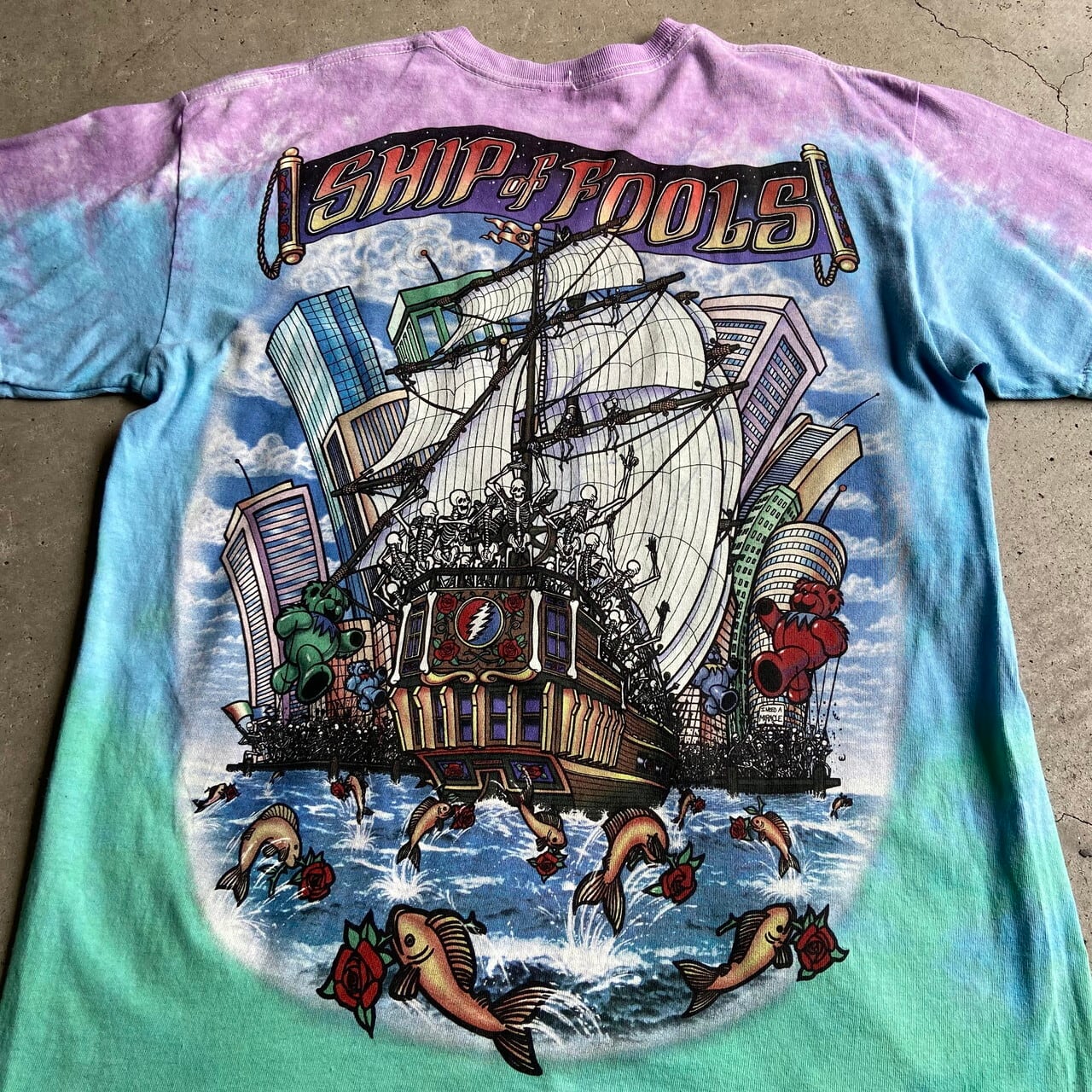 GRATEFUL DEAD グレイトフルデッド リプリント バンドTシャツ タイダイ