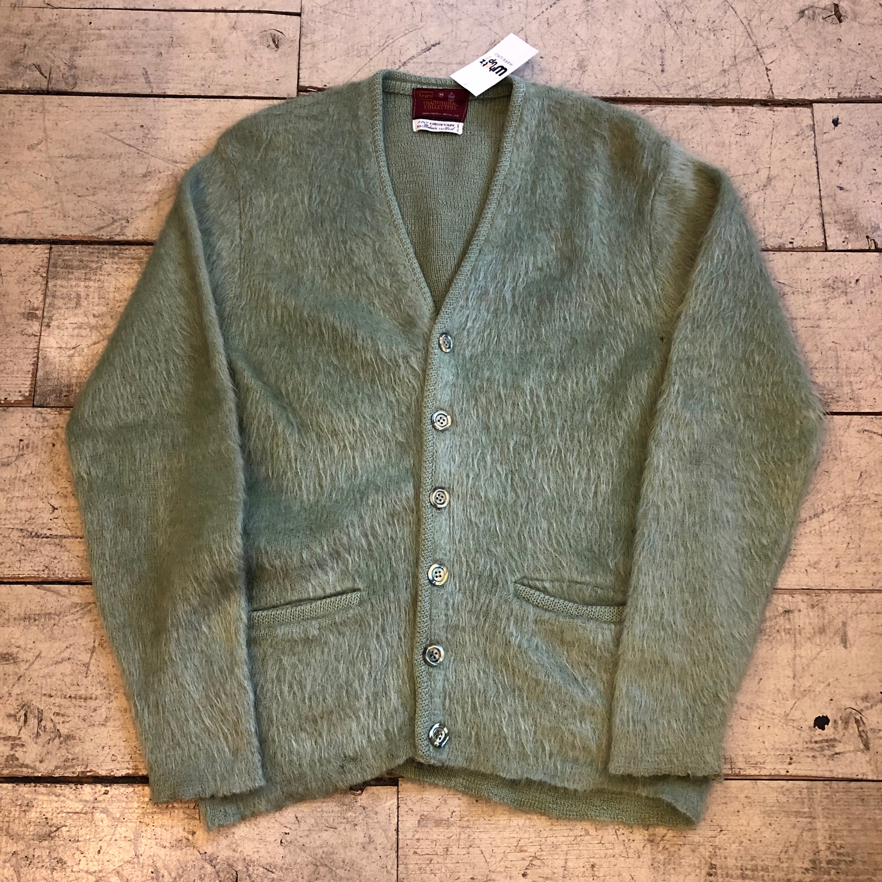 special 60s vintage mohair cardiganパウダースノー