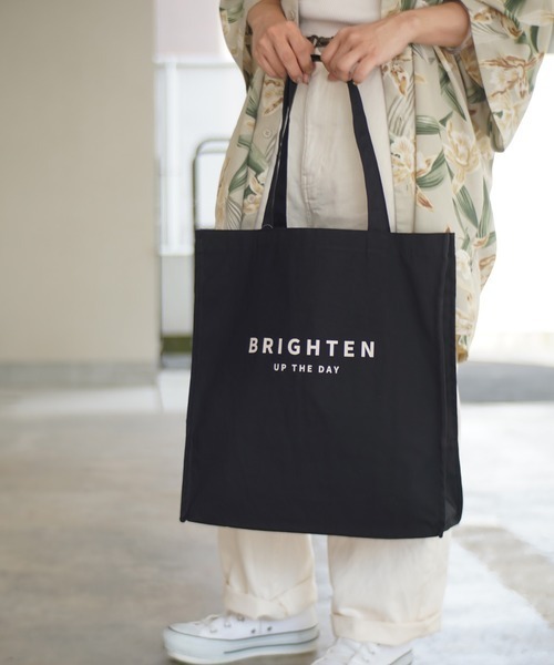 JOUET (ジョエット) スクエア トートバッグ / エコバッグ / レジ袋 ブラック　J5681