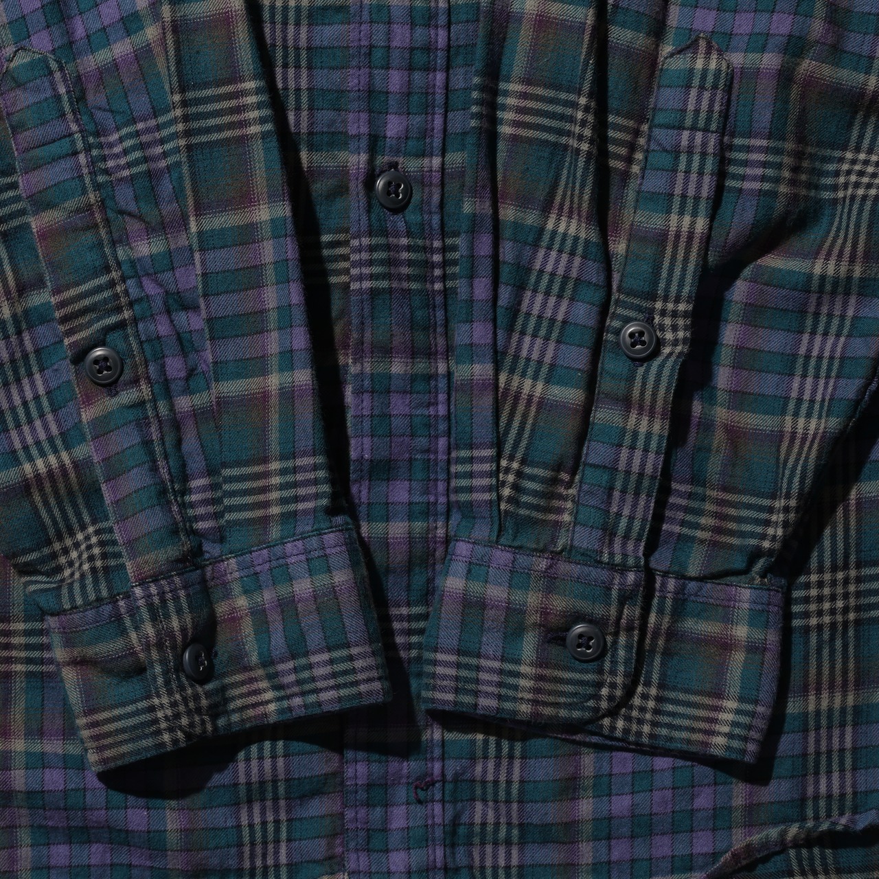 極美品 XL 96年 ポルトガル製 オンブレチェックシャツ 長袖 Patagonia パタゴニア