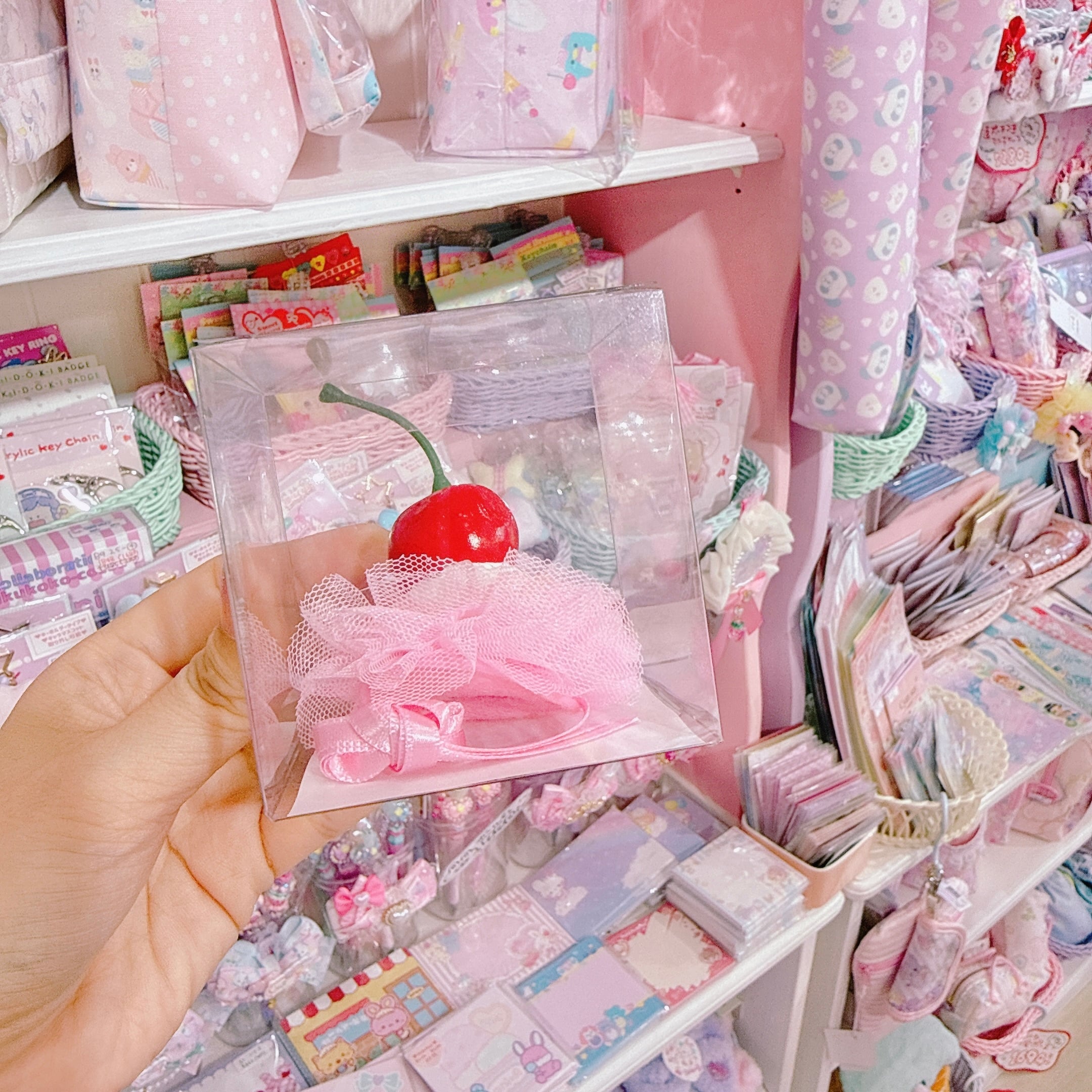 【J2】16-23ぬいぐるみ用ホイップチェリーヘッドドレス